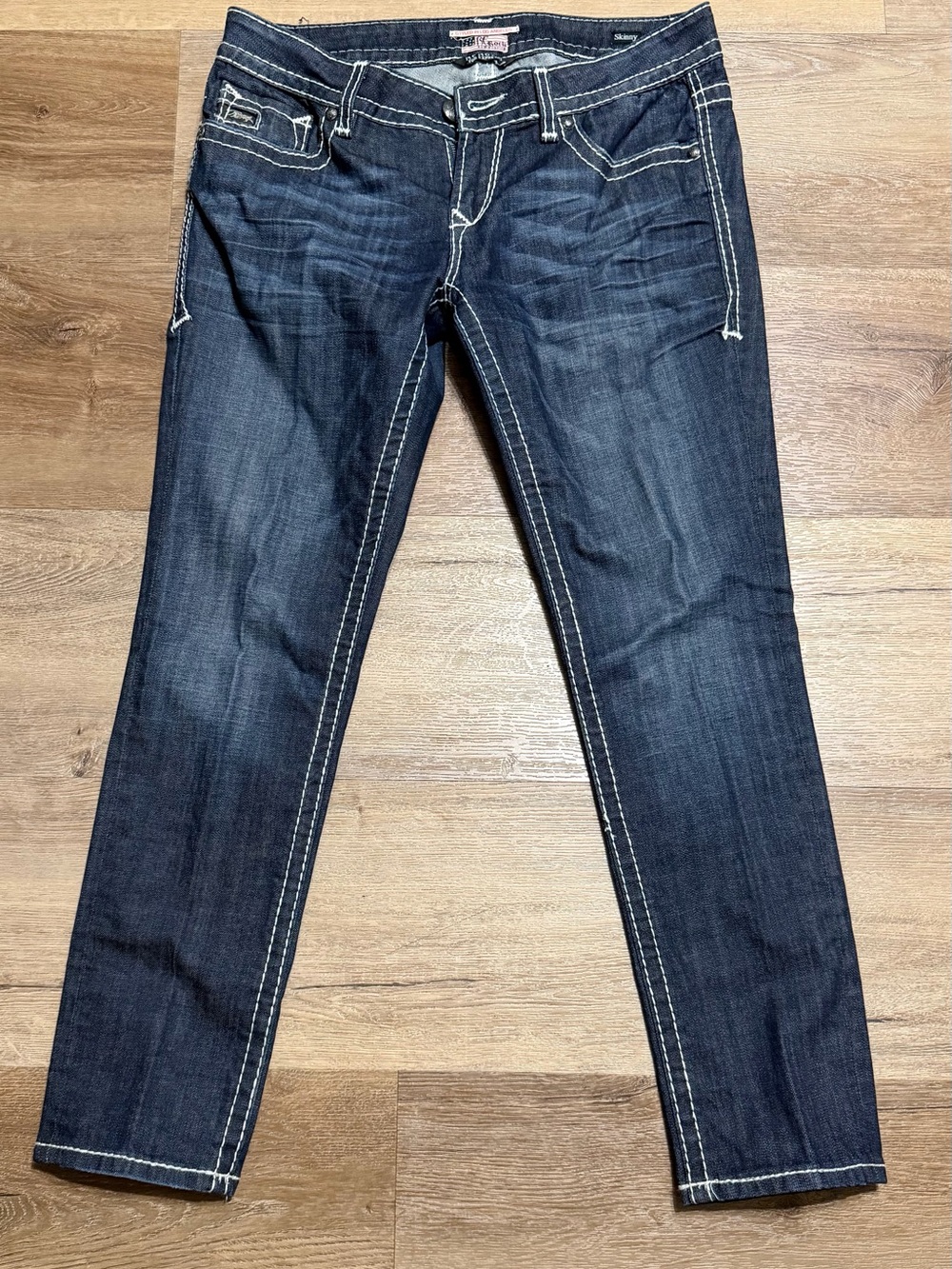 RERock for Express Skinny Jeans with thick White Contrast Stitching